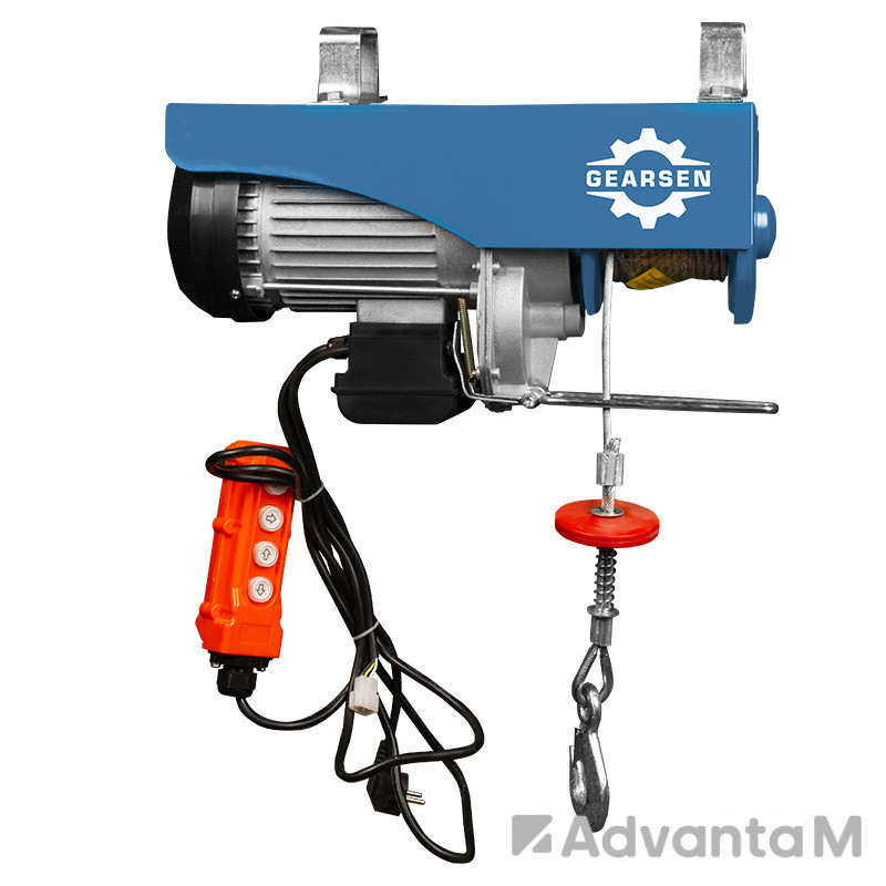 Мини электрическая таль комбинированная 125/250кг, 12/6м GEARSEN PA 220В - 2