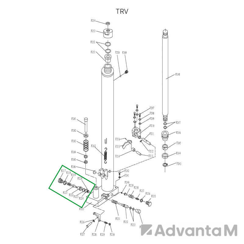 Клапан перепускной для TRV  - 1