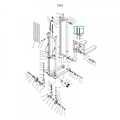 1 - Цепь гидроузла  для TRV1025 